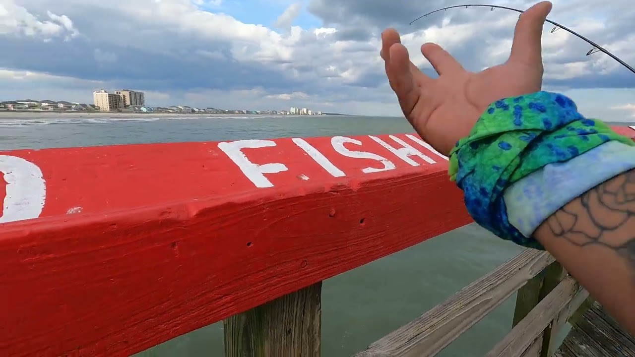 fishing at Cherry grove pier.