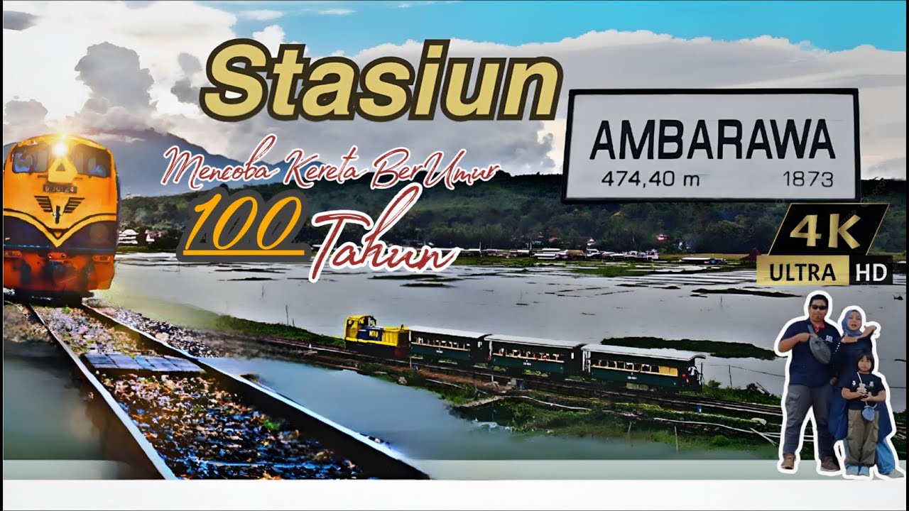 Museum Stasiun Ambarawa‼️ Naik kereta umur 116 Tahun