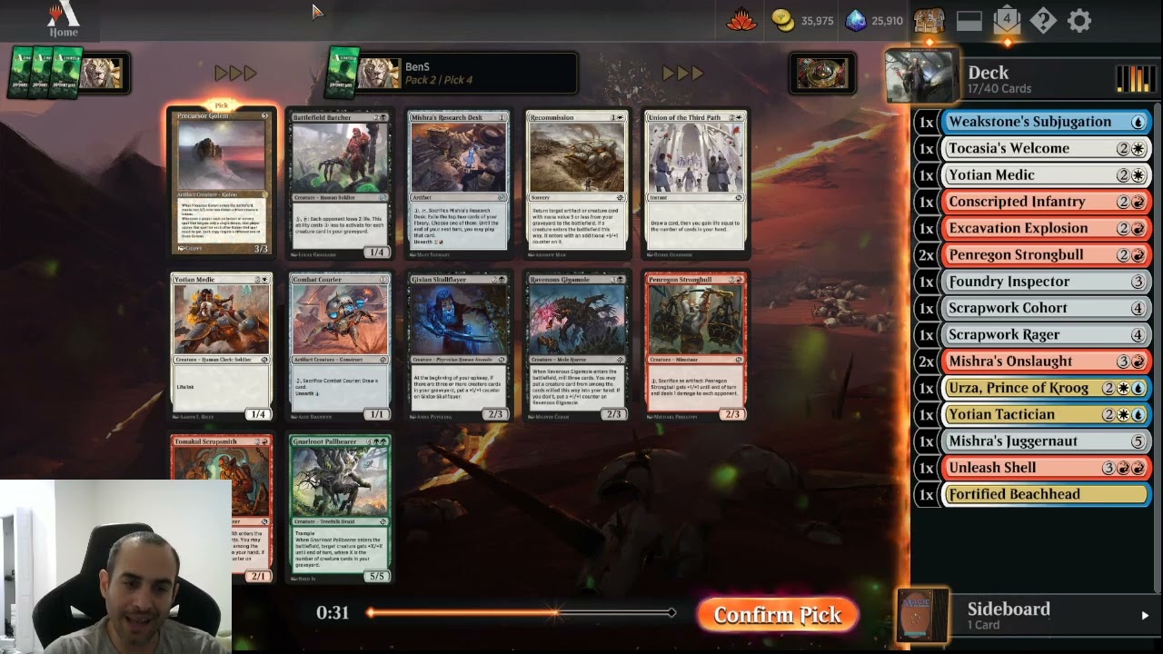 Magic Arena Brothers War Draft#2 Bo1