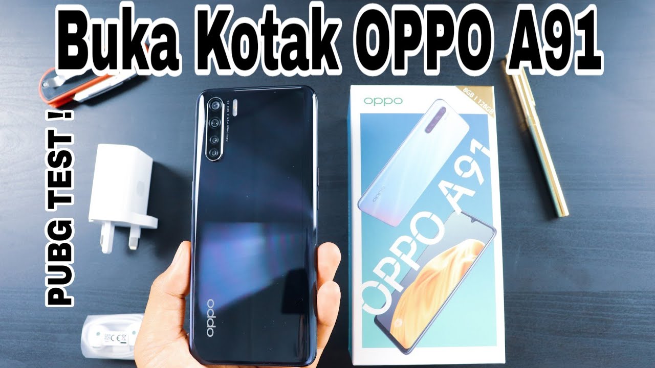 Unboxing OPPO A91 - Menggunakan Screen Amoled ! PUBG test ! (RM999)
