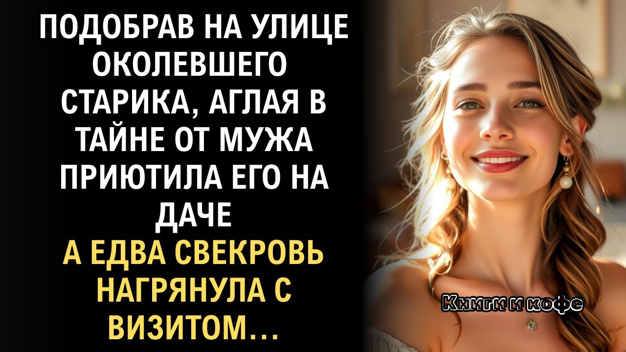 Подобрав на улице околевшего старика, втайне от мужа приютила его на даче… А едва приехала свекровь