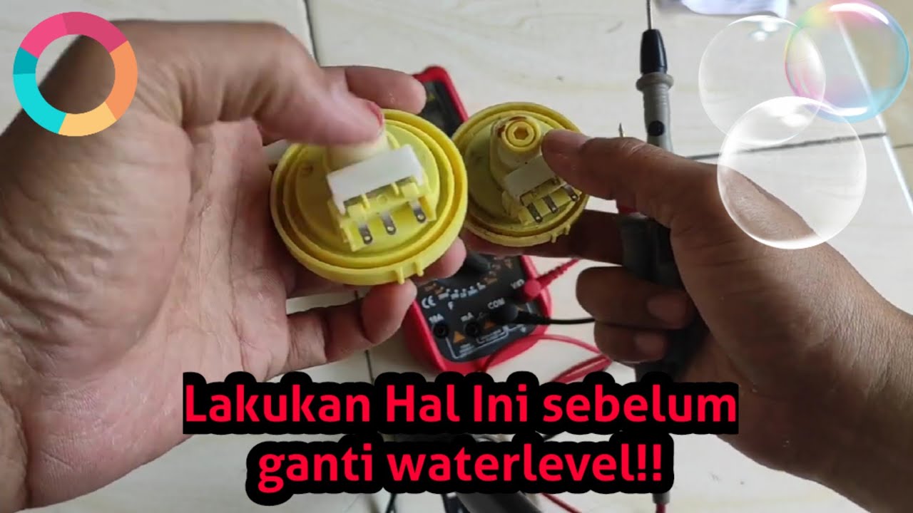 Cara Cek Kerusakan Waterlevel Mesin cuci Dengan Avometer