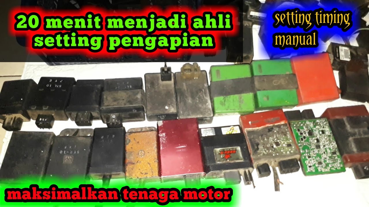 MAKSIMALKAN POWER MOTOR !!! dengan pemilihan cdi yang tepat !!!