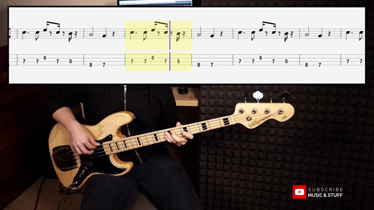 The White Stripes - Seven Nation Army (bass cover by Harry)