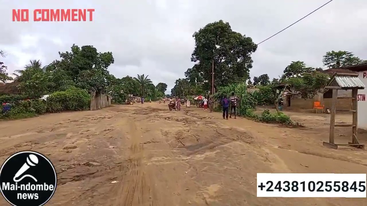 VOICI INONGO AVEC SES GRANDES AVENUES NON ASPHALTÉES!
