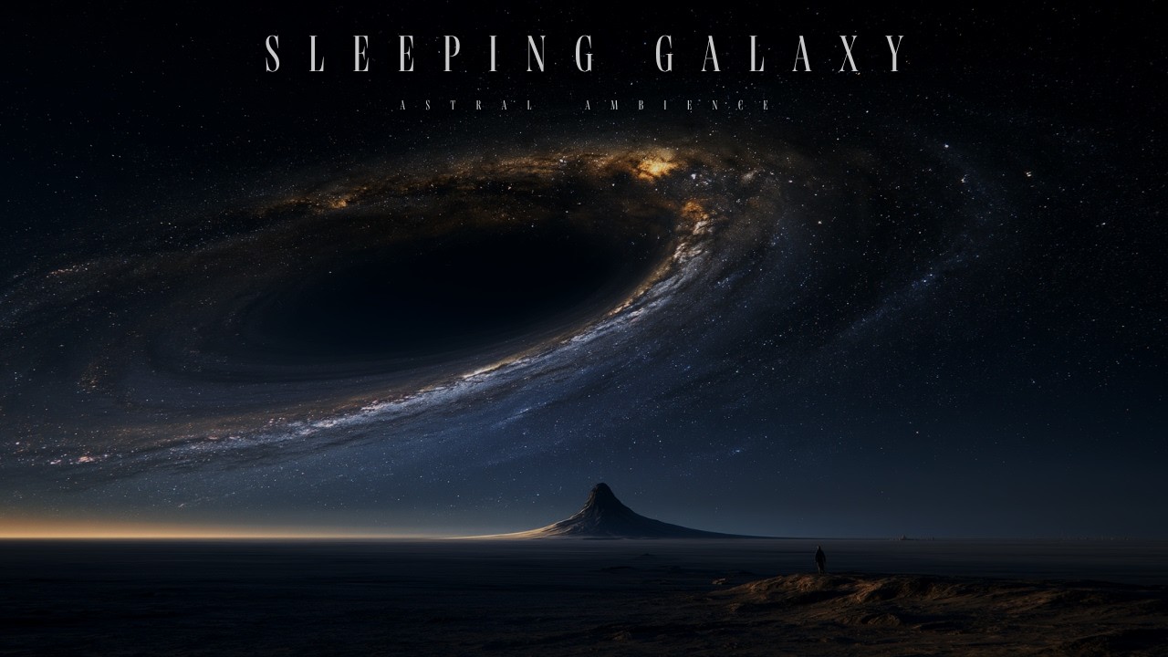Sleeping Galaxy | Serene Meditation Ambience - Calm Ambient Music Where the Night Feels Endless