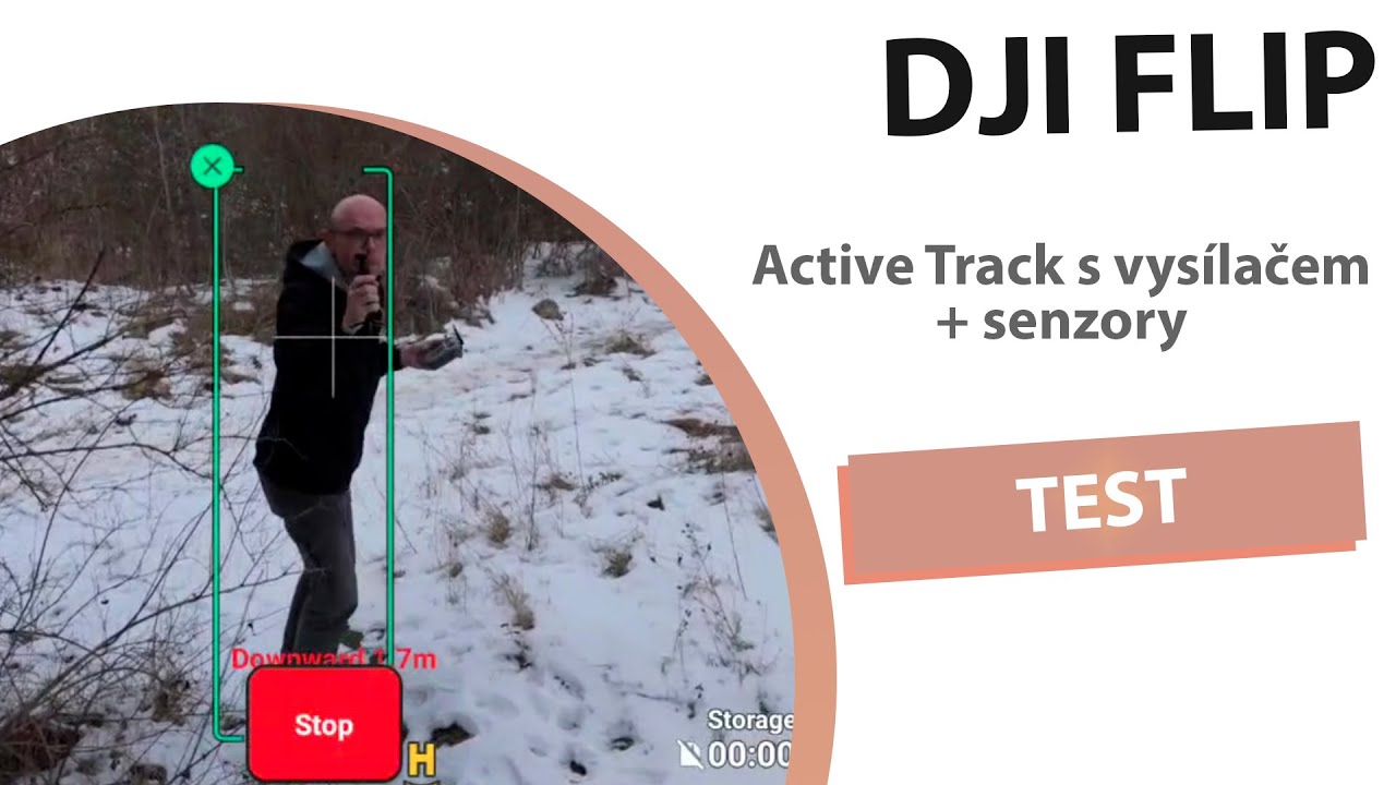 DJI FLIP Active Track (vysílač)+senzory