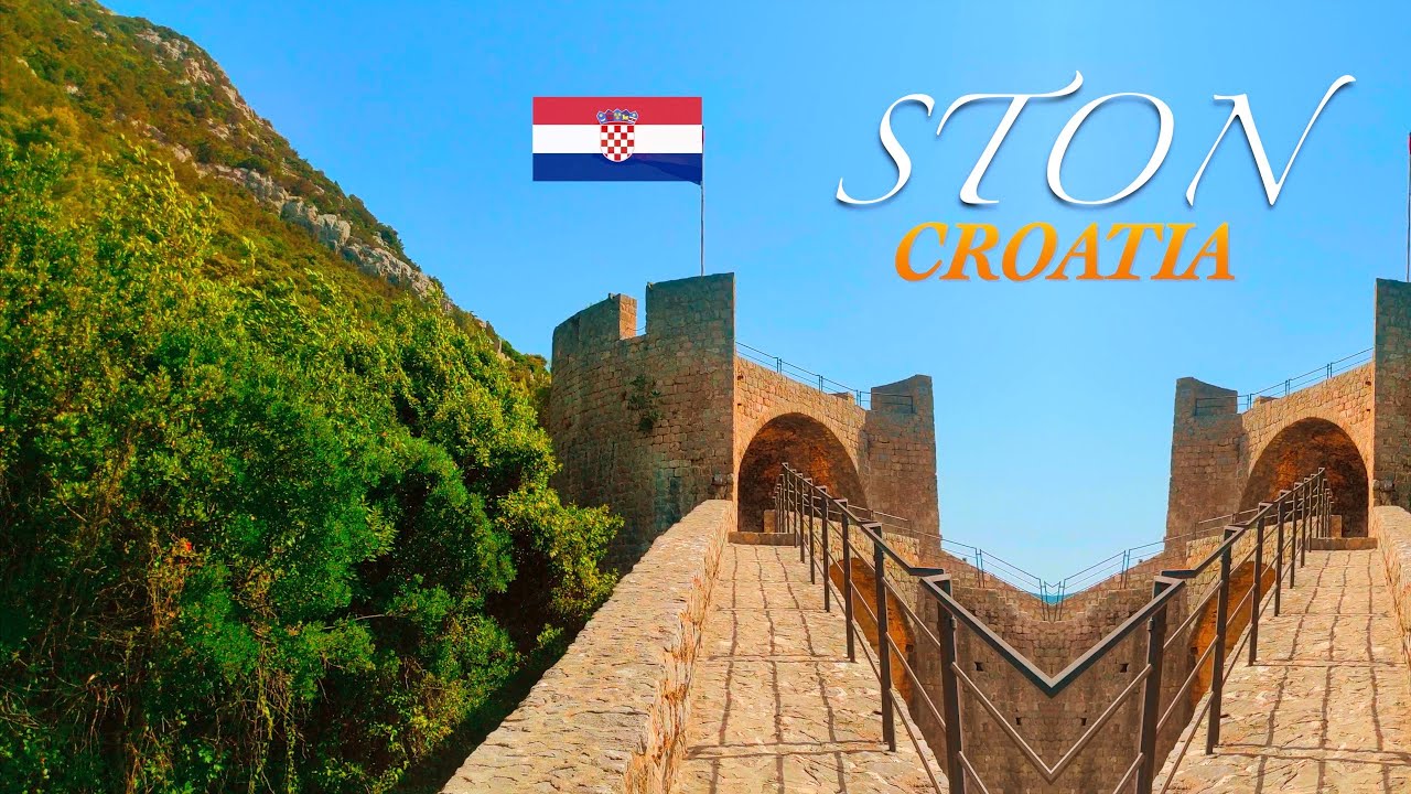 STON 🇭🇷 Croatie | Discover Ston Croatia – The Great Walls & Fortress | Cinematic Travel Video