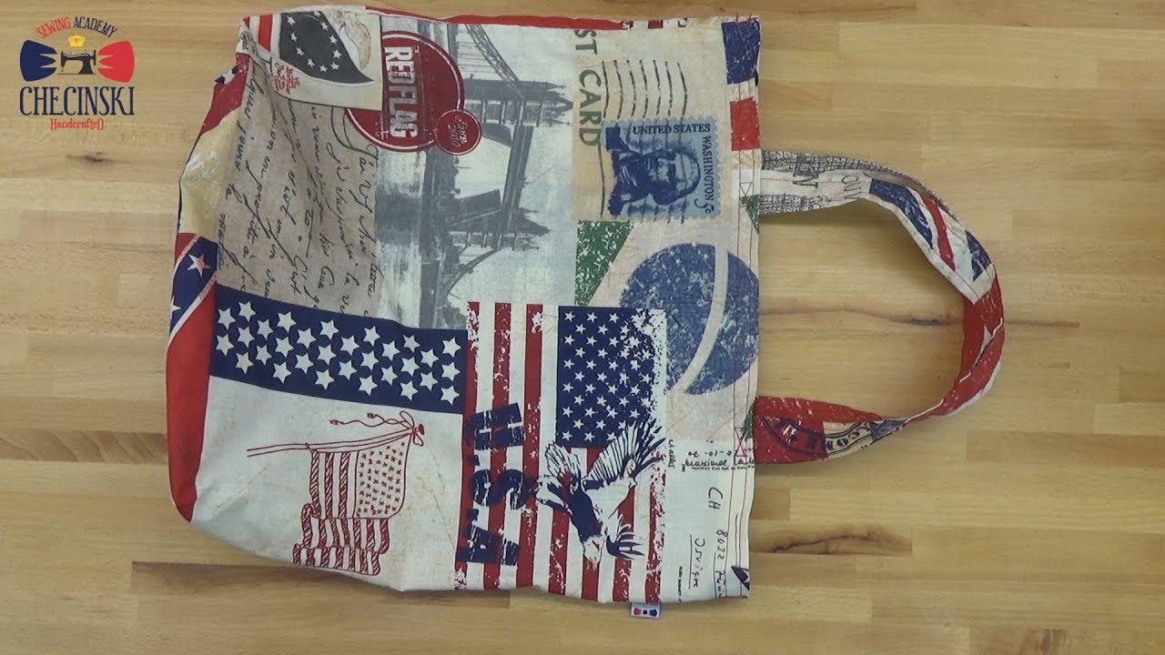 Jak uszyć Torbę na zakupy - krok po kroku. How to sew shopping bag.