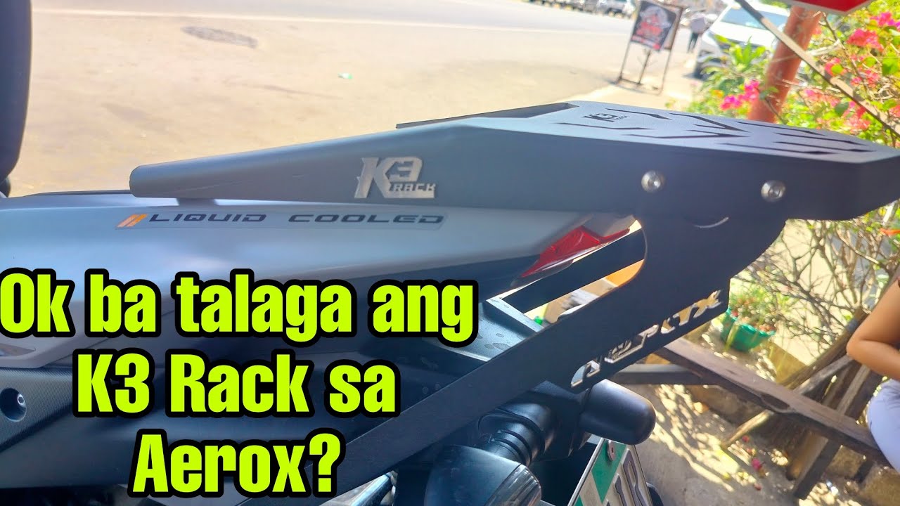 Paano mag install ng K3 Rack sa Aerox 155? || Aerox Bracket Top of the Line