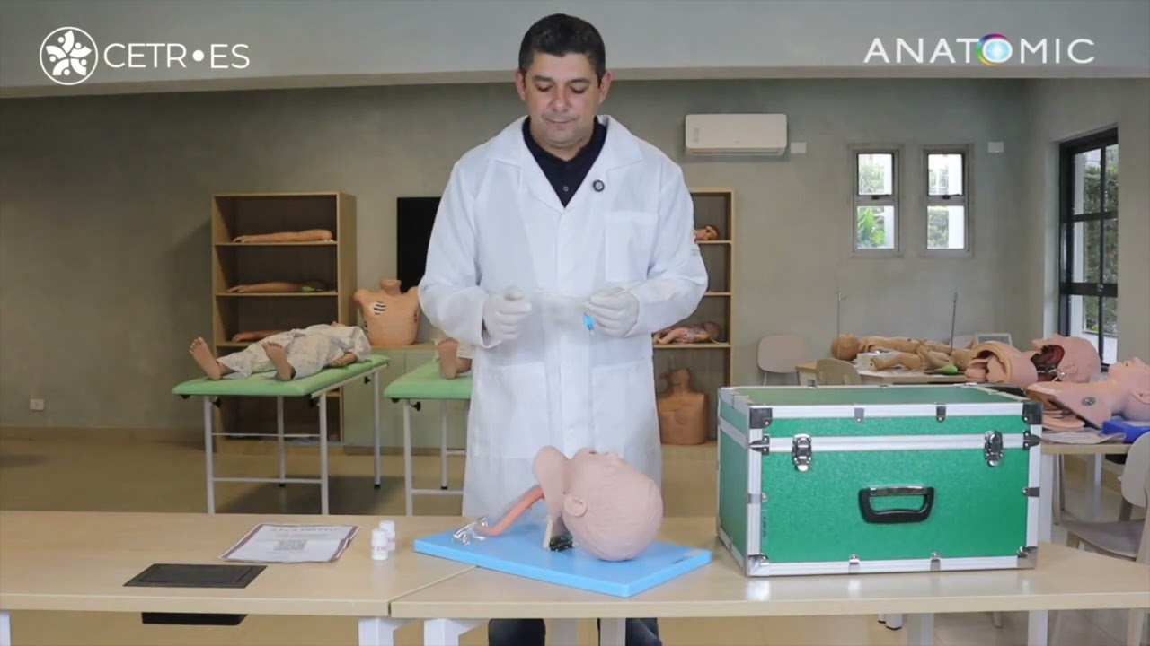 🧒🫁 Treinamento de Intubação Pediátrica com Máximo Realismo!