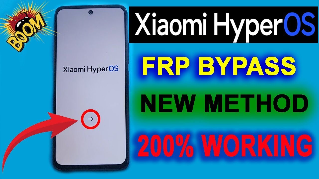All Redmi Poco Xiaomi HyperOS ✅ Frp Unlock 💥 New Method | Redmi Poco Google Account Bypass No Pc