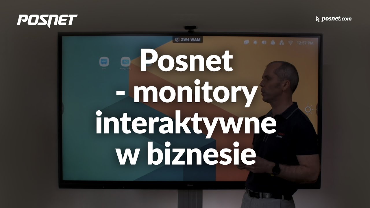 Posnet/iiyama - monitory interaktywne w biznesie