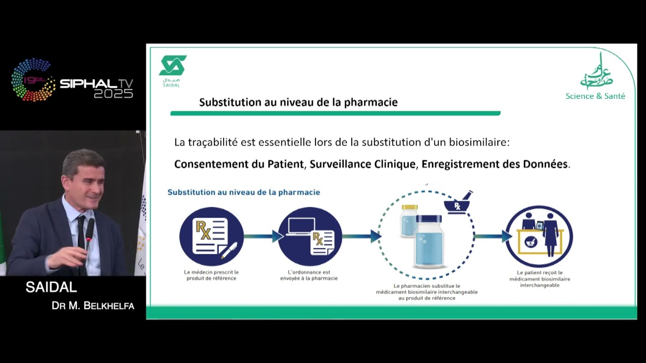 SIPHAL 2025 : SAIDAL Biosimilaires en oncologie. Pr M.Belkhalfa