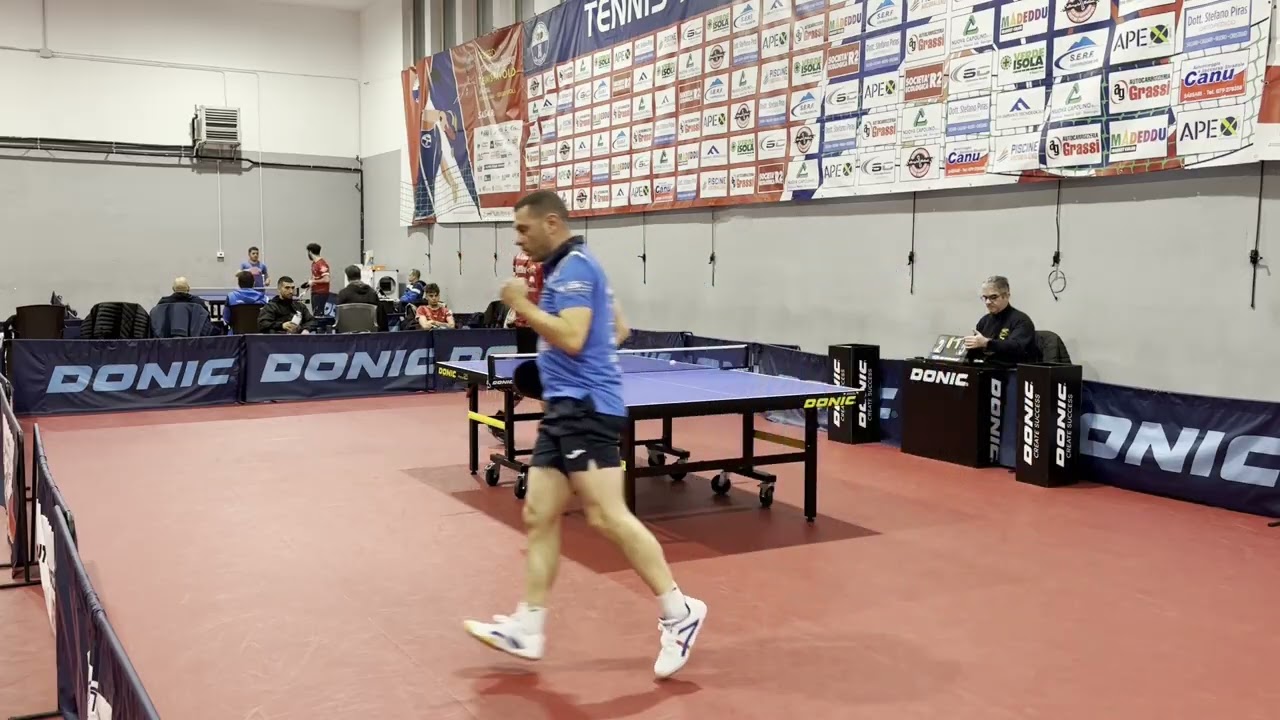 Pinna Tonino - Cuoluvaris Mattia | Tennistavolo Sassari - Santa Tecla Nulvi | Serie B2 Gir. H