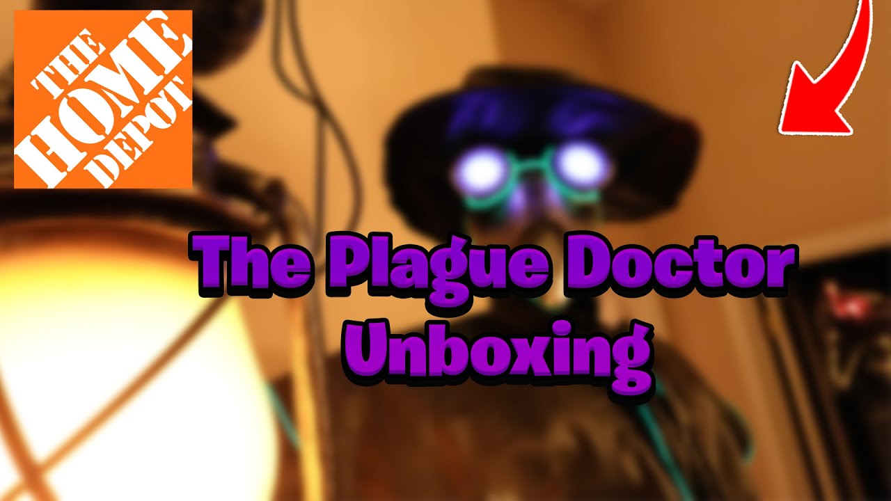 🟠Home Depot -2024 Plague Doctor unboxing/setup/demo🟣