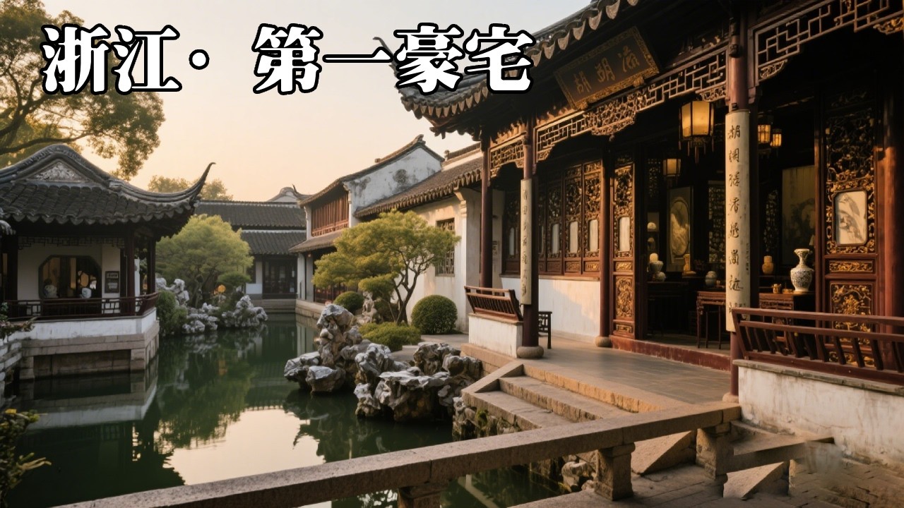 清末中國巨商胡雪巖故居，豪宅價值50億，一根柱子換北京一套房【大海去旅行】