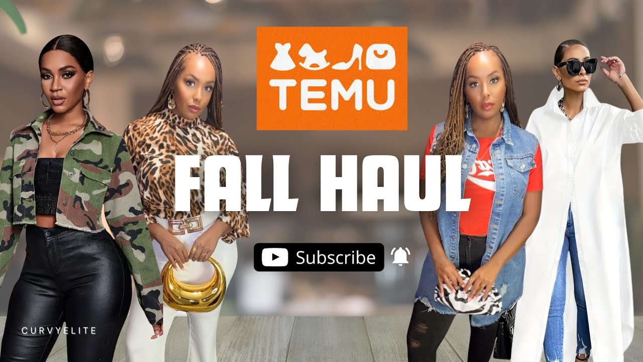 TEMU PLUS SIZE FALL CLOTHING HAUL 2024 | TEMU PLUS SIZE TRY-ON HAUL | FALL FASHION TRENDS 2024