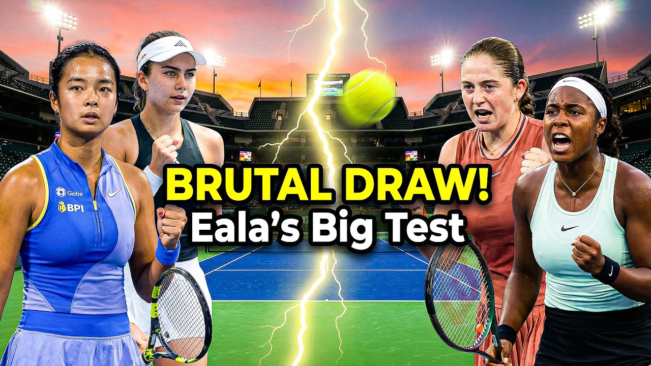 Alexandra Eala’s Bold Indian Wells Gamble… Teaming With Iva Jovic Against a Grand Slam Champion