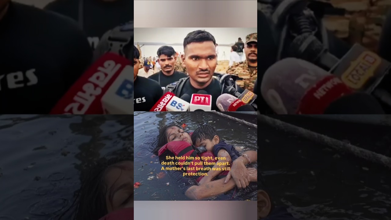 Mother Holds Child Till Last Breath 💔 | Boat Tragedy #viral #news #tragedy #india #shorts #mother