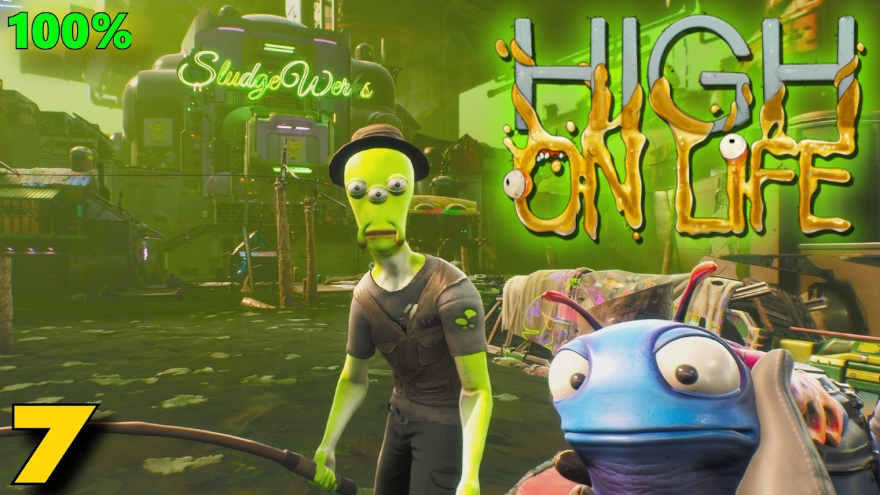 High on Life 100% Walkthrough Part 7 - Nova Sanctum ALL Luglox Locations | Bounty Hunter Difficulty