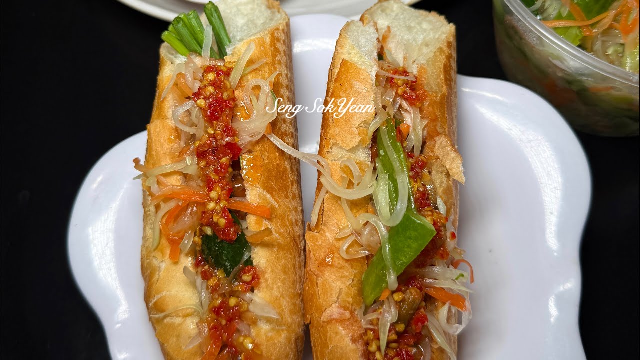 #នំបុ័ងសាច់ជ្រូកខ #yummy 