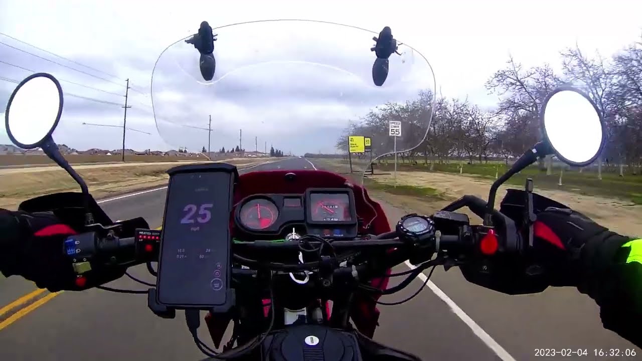2005 KLR 650  - 16/42 gearing ratio experiment