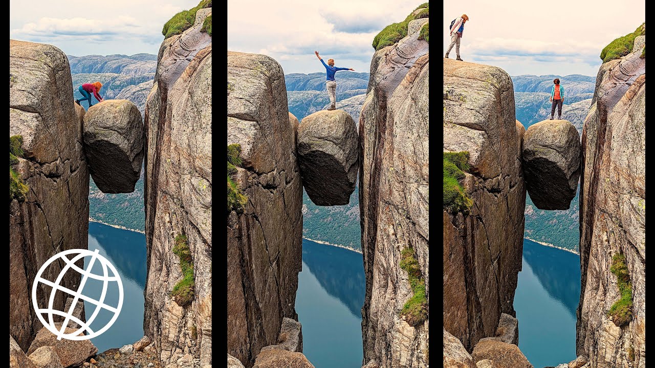 Kjerag Hike and Kjeragbolten, Norway  [Amazing Places 4K]