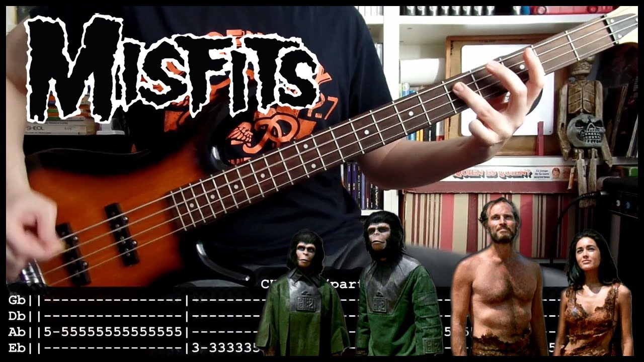 MISFITS - Forbidden zone ⛔ (BASS cover with TABS & lyrics)