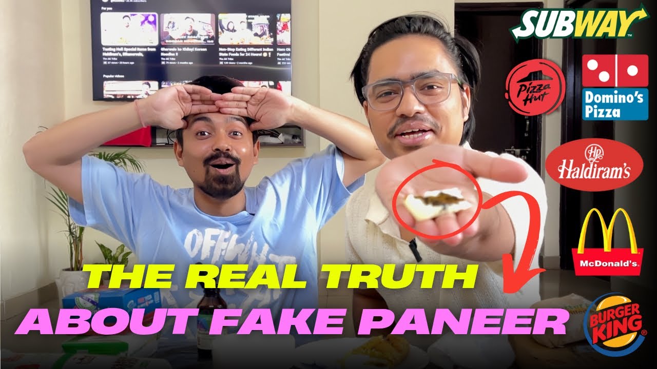 Fake Paneer Test on Domino’s, McDonald's, Burger King, Haldiram’s, Subway & Pizza Hut! 🧐🧀