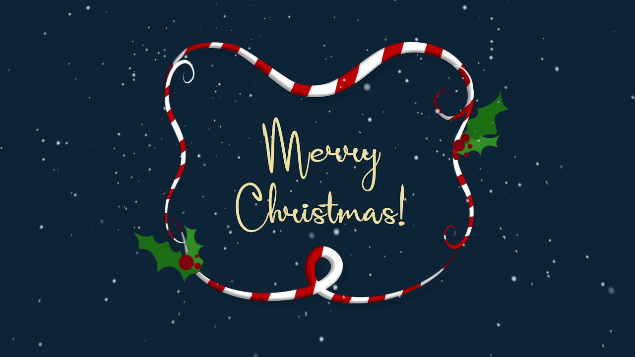 Christmas video, free footage, HD Christmas animation MerryChristmas
