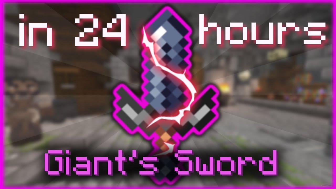 How I Got a GIANT'S SWORD in 24 Hours... | Hypixel Skyblock