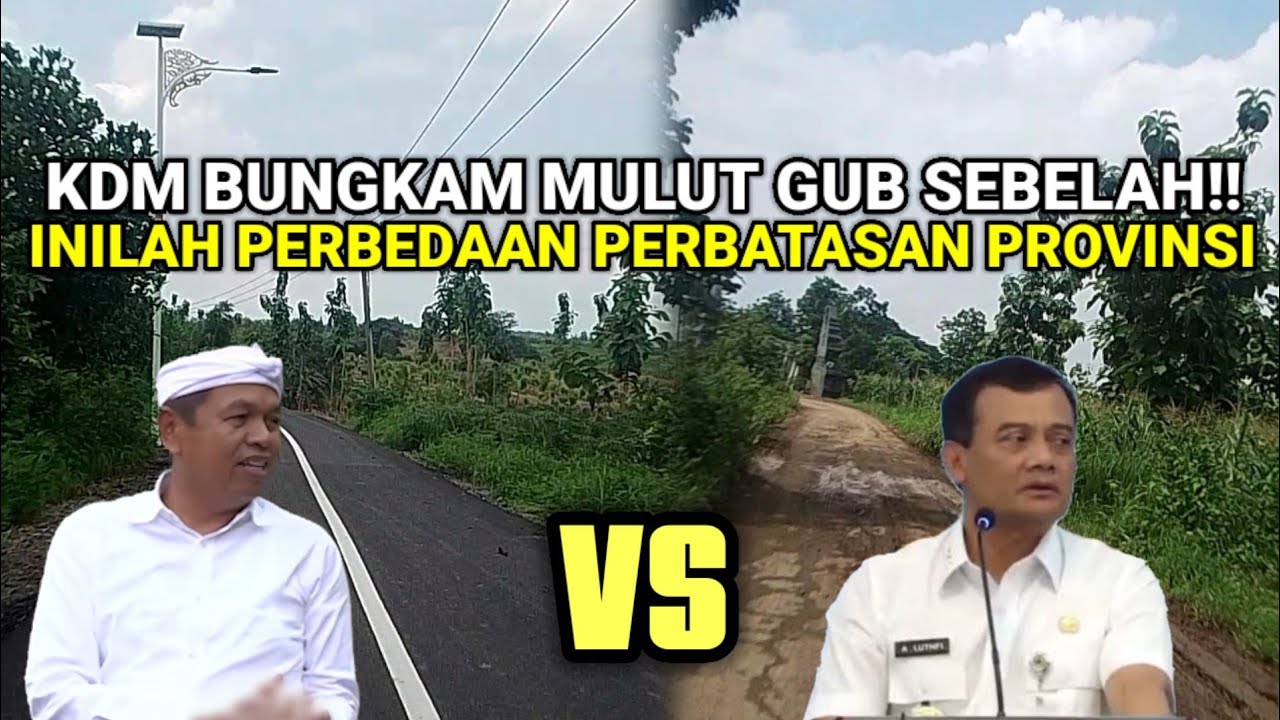 TINDAKAN KDM🔥‼️INILAH PERBEDAAN JALAN PERBATASAN PROVINSI JABAR JATENG