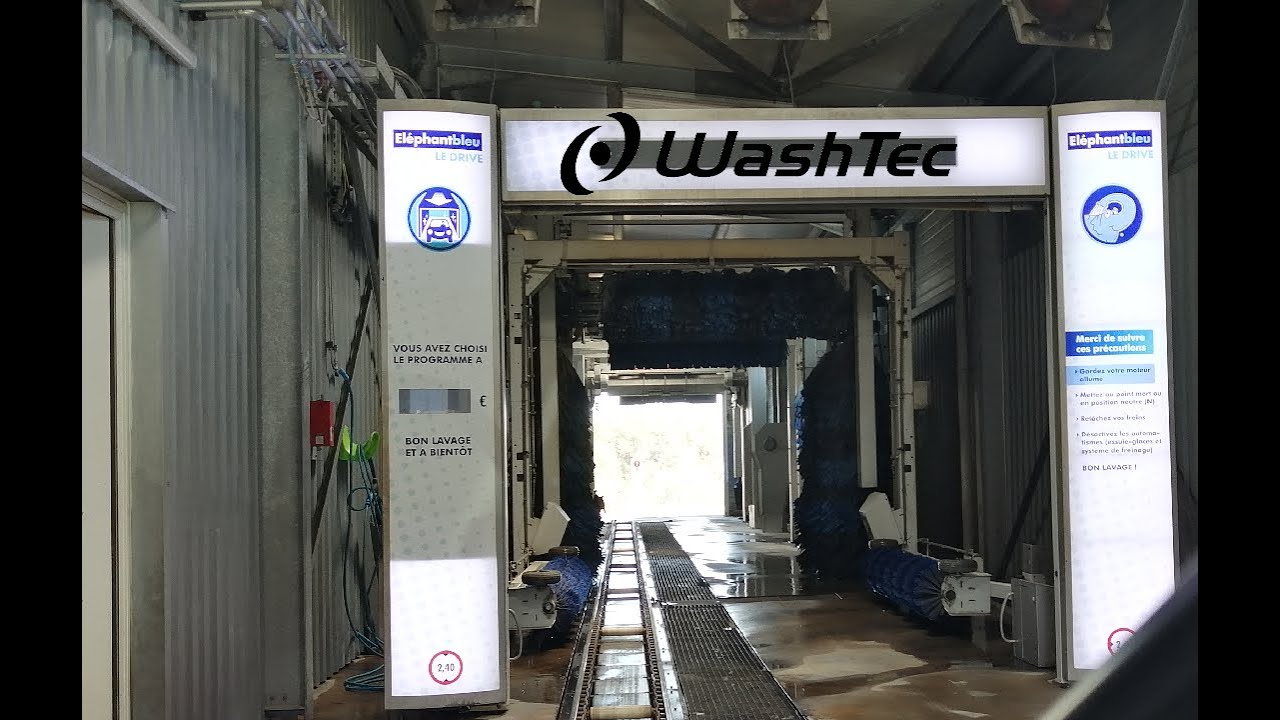 [4K] WashTec SoftLine² with FoamSensation (inside view)