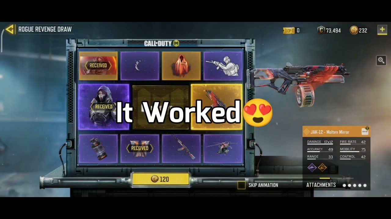 Use this trick for get the character first from lucky draw CODM ! I've got the Foxtrot Skin 3rd