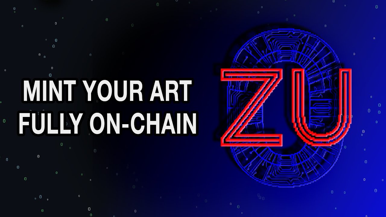 TUTORIAL: Easily Mint Art Fully On Chain on Tezos with Zero Unbound
