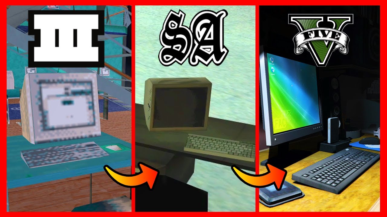 Evolution of COMPUTERS in GTA games (2001 ➡️ 2025)