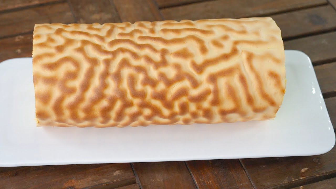 教你在家做虎皮蛋糕卷，配方做法详细，虎皮纹路清晰，好看又好吃