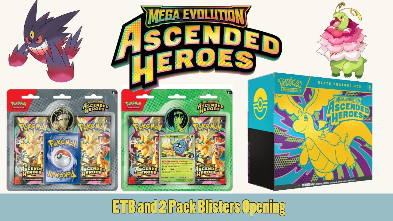 Ascended Heroes Pre-release Box Break