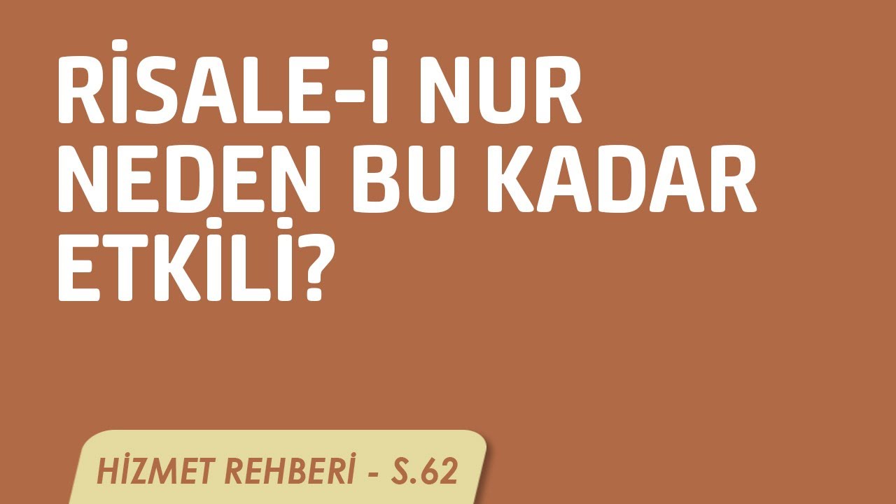 Risale-i Nur Neden Bu Kadar Etkili? / 4K