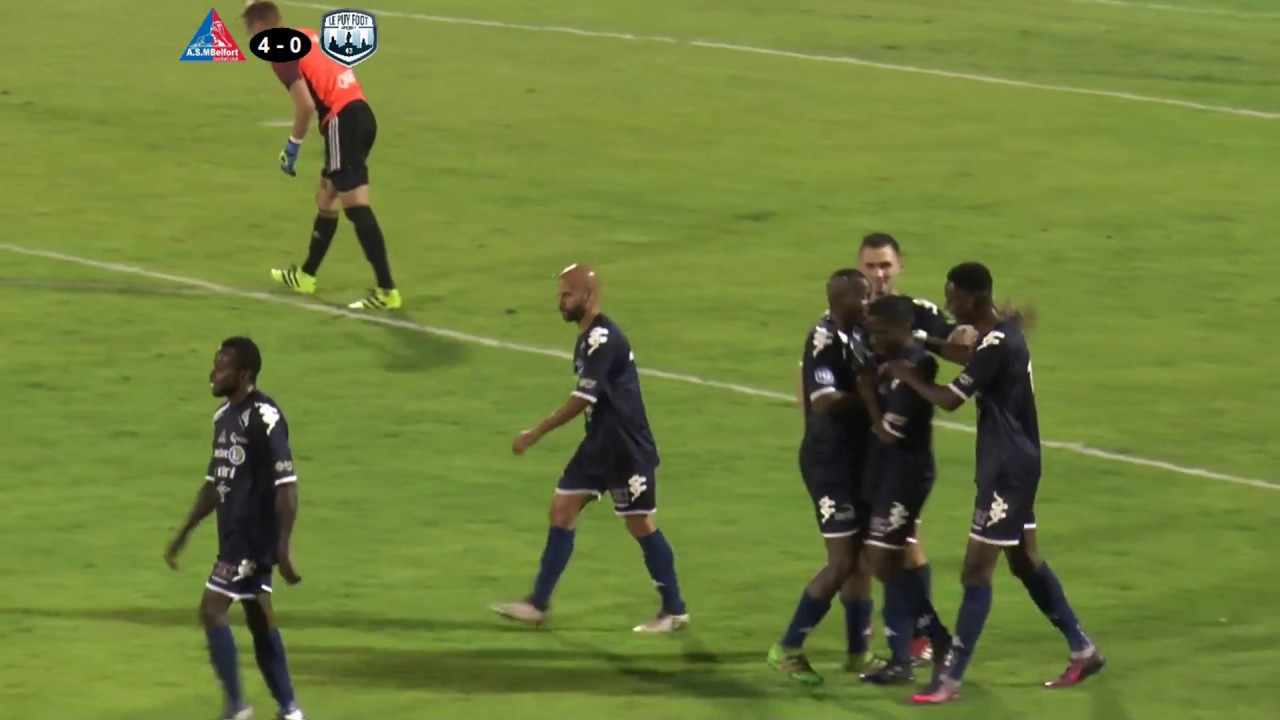 BELFORT LE PUY FOOT 4 - 0  J8 14 OCTOBRE 2017