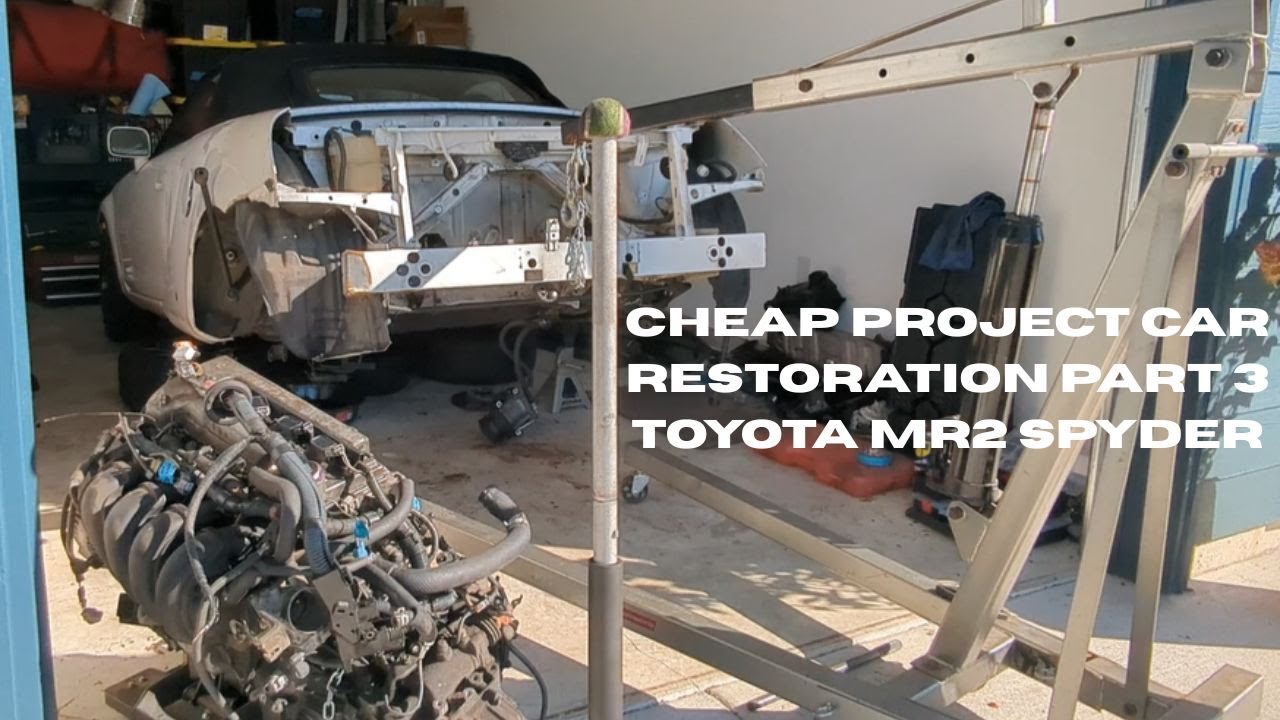 CHEAP PROJECT CAR Restoration Part 3 - Toyota MR2 Spyder