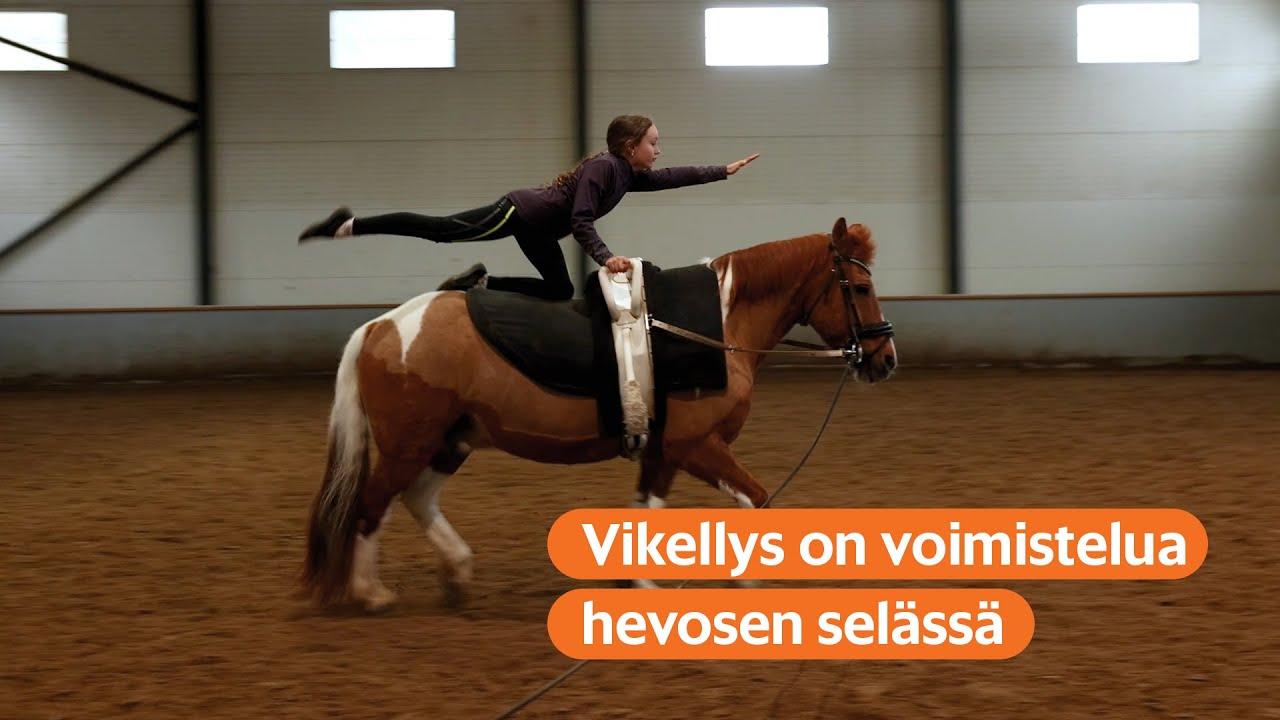 Hienoja liikkeit&auml; hevosen sel&auml;ss&auml;