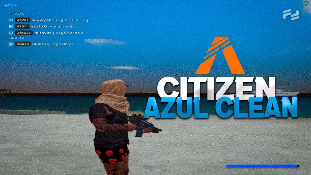 MUITO LEVE!! 😱 MELHOR CITIZEN PARA PVP/RP FIVEM (+266 FPS) 🏆