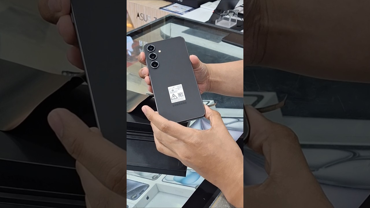 Unboxing Samsung Galaxy S24 FE S24FE 5G Graphite #shorts #short #shortvideo #shortsvideo #unboxing