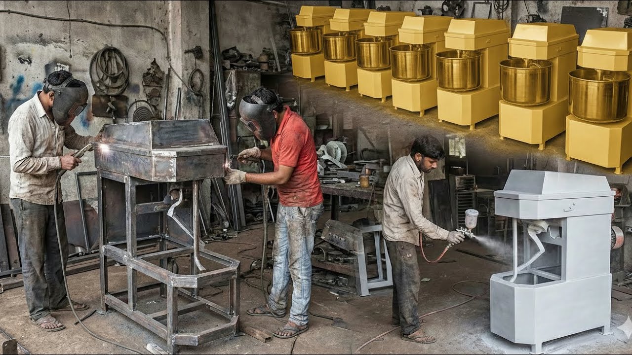 Pakistani Mechanics Build the Ultimate Dough Kneading Machine