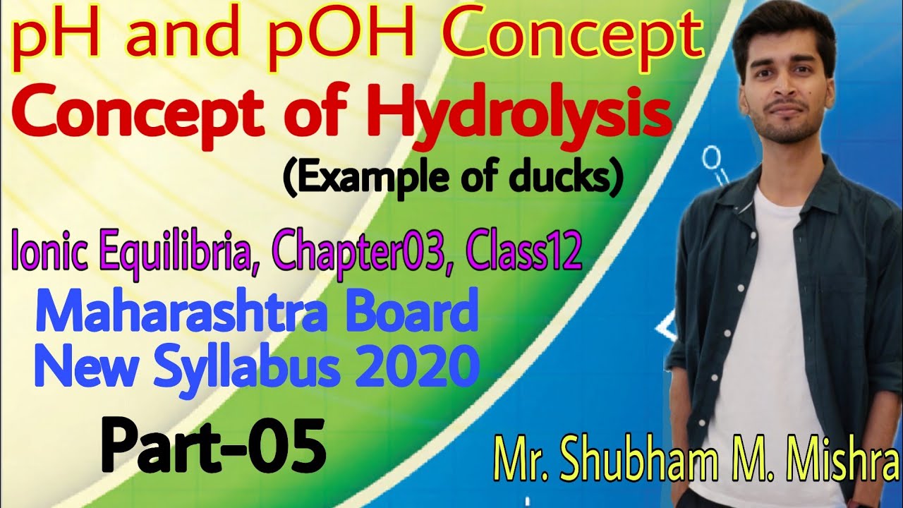 Autoionization of water || pH and pOH concept || Hydrolysis Concept || Ionic Equilibria