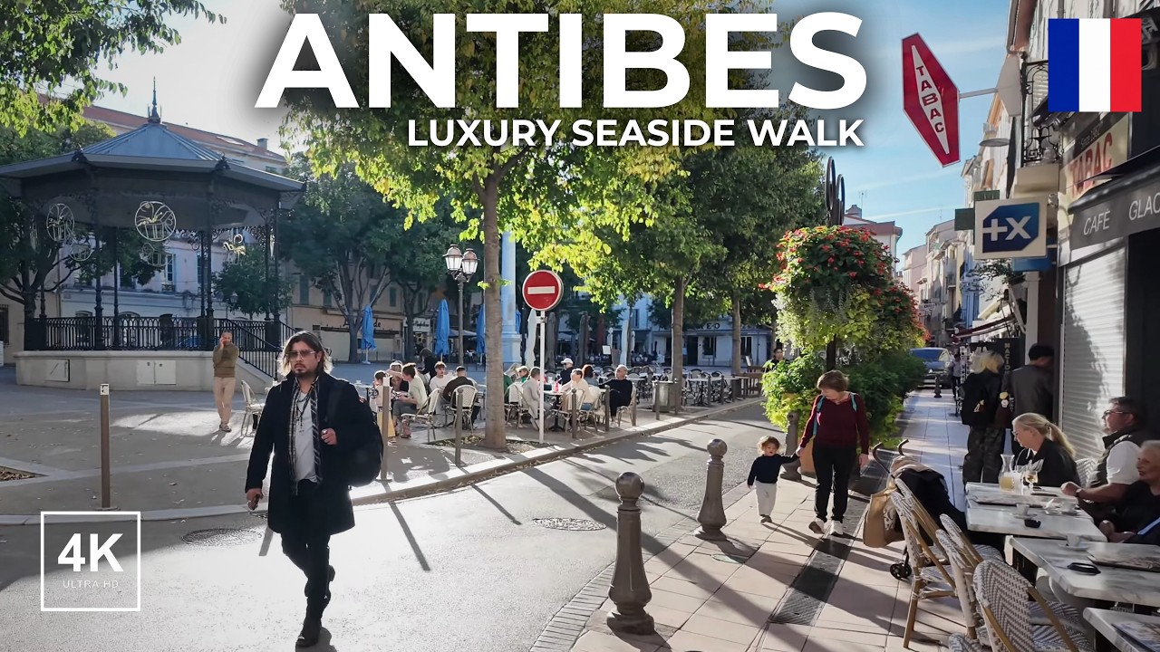 Antibes, France | 4K Walking Tour of Billionaire Yachts & Medieval Old Town (2026)