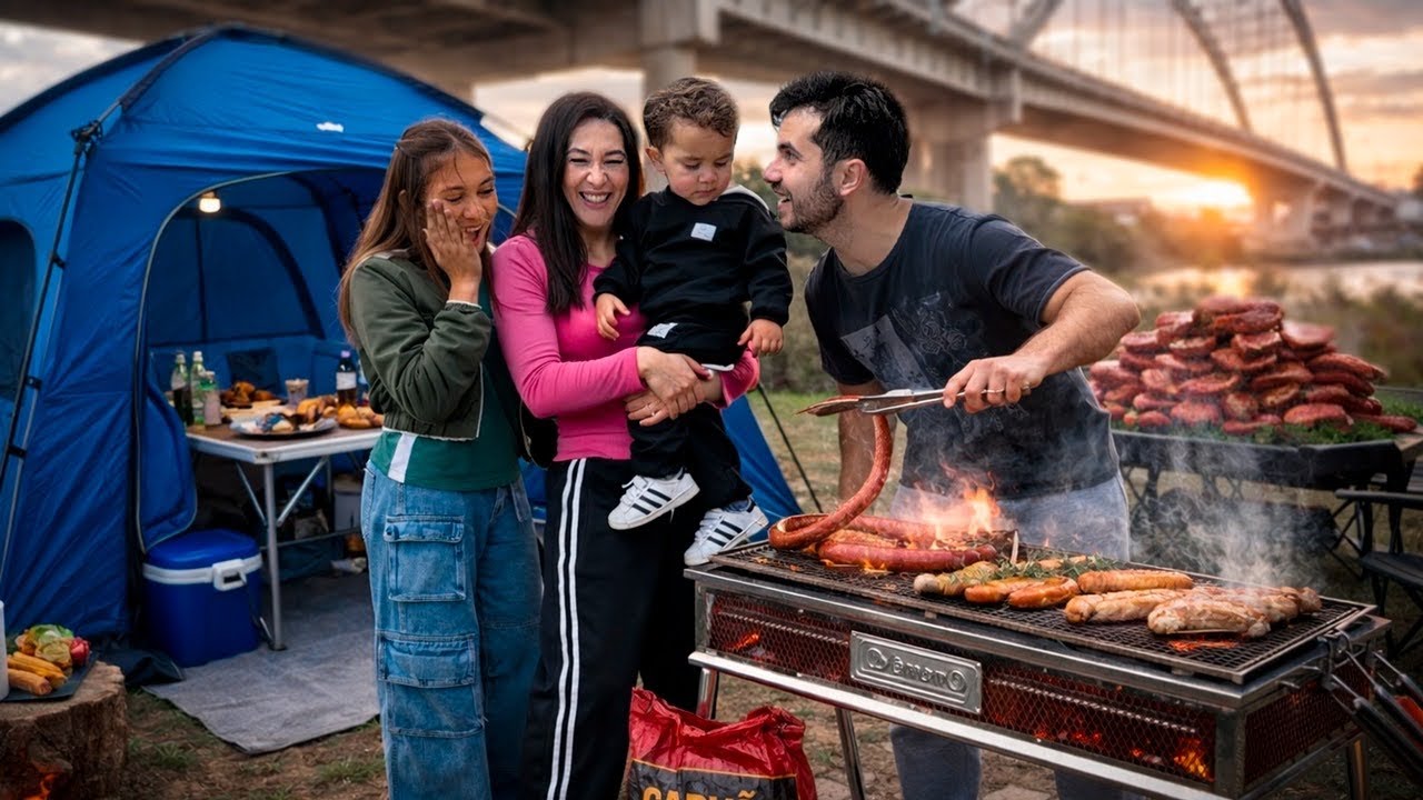PRIMEIRO CHURRASCO NO JAPÃO *Em baixo da ponte - Fran Japa