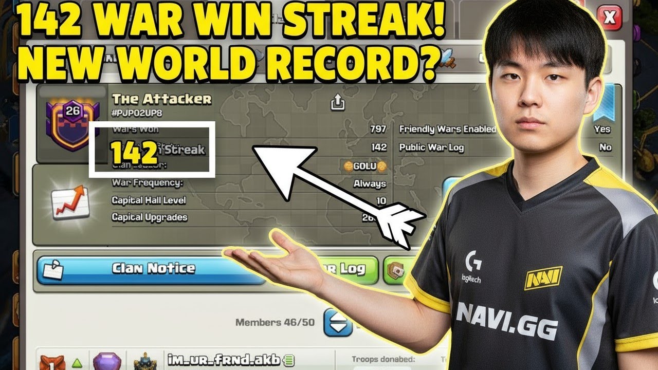 TH17 WAR WIN STREAK 142! Unbeatable Attacks & Pro Strategies | Clash of Clans